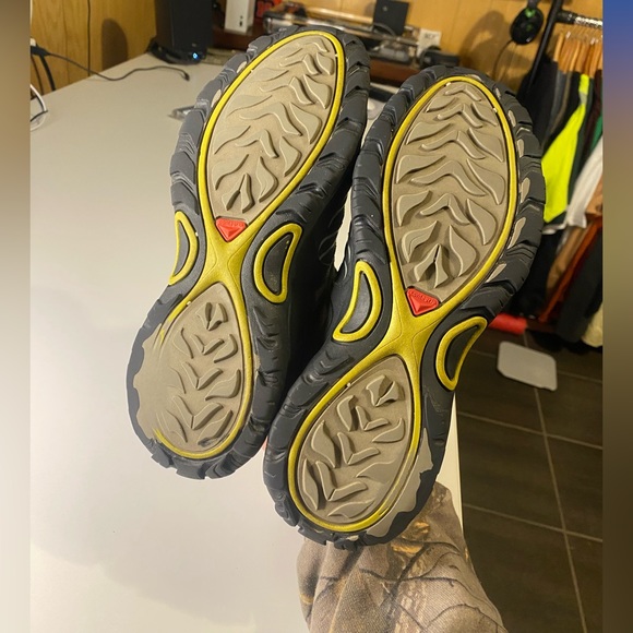 Women's Salomon Contagrip Gore-Tex Athletic Hiking Shoes Brown & Black Size 8 - Picture 5 of 9